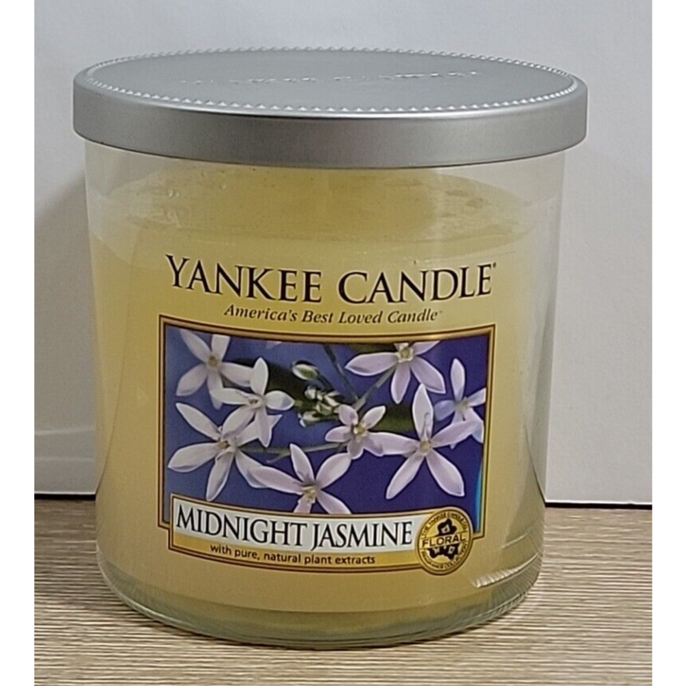 Yankee Candle Midnight Jasmine Tumbler Jar Candle 7 Oz New